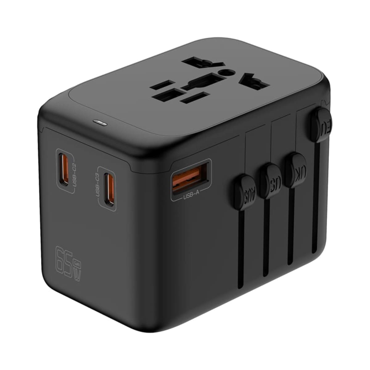 Madern 65W GaN PD and QC Travel Adaptor (A3C)