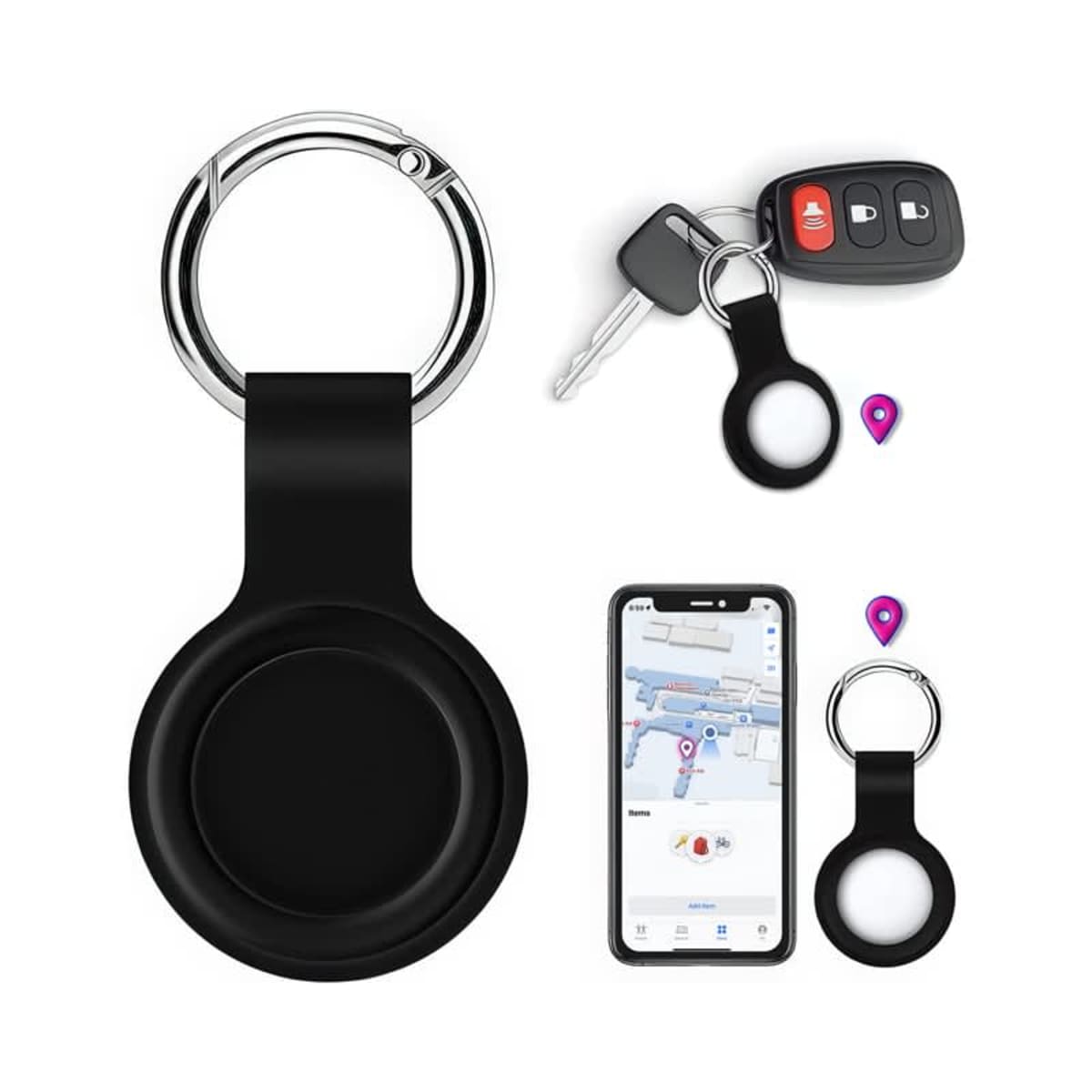 Aspen Silicone Airtag Case
