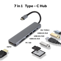 Hayden Type-C Hub (Type-C, Type-A, HDMI, PD100W)