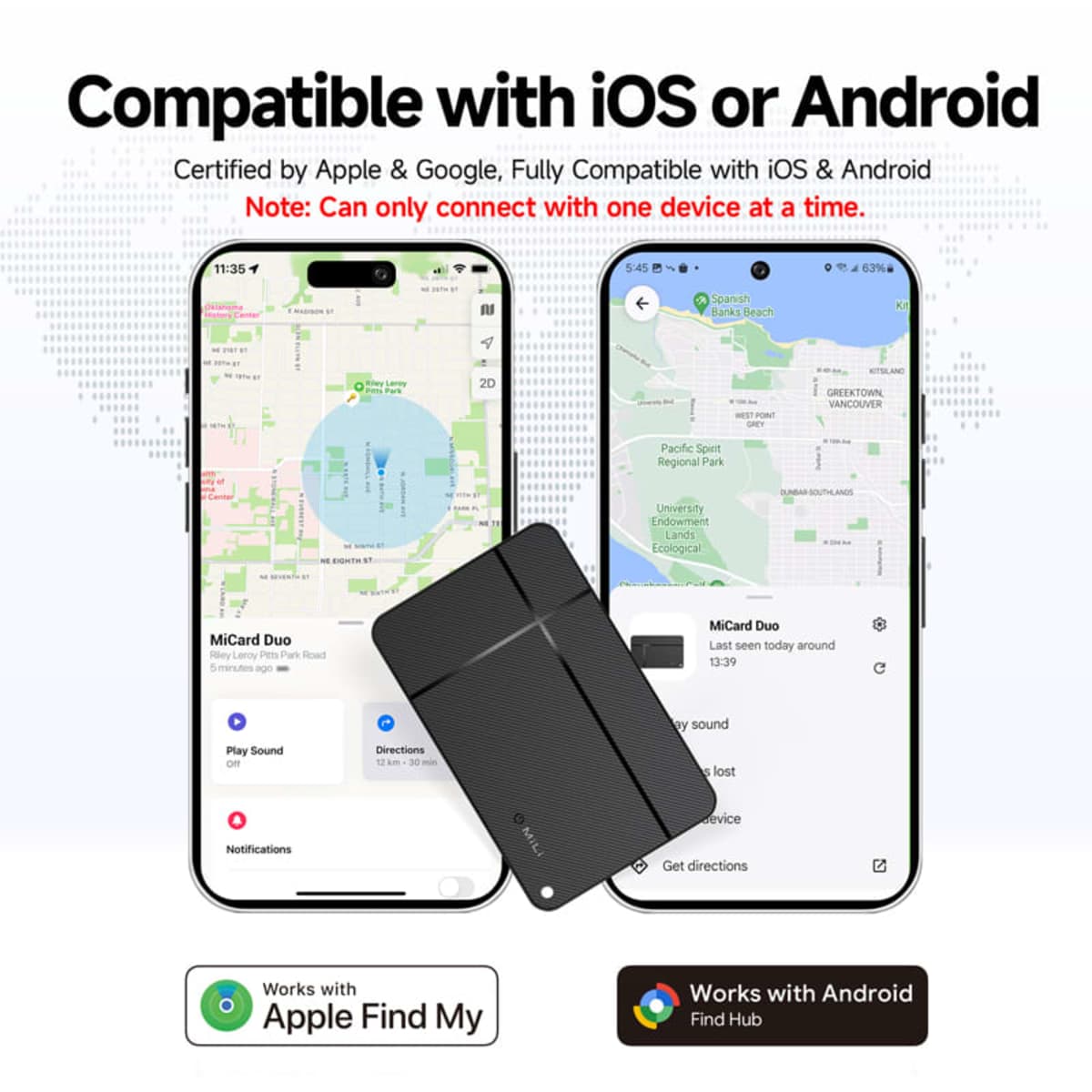 MiCard Duo Global Tracking Tag