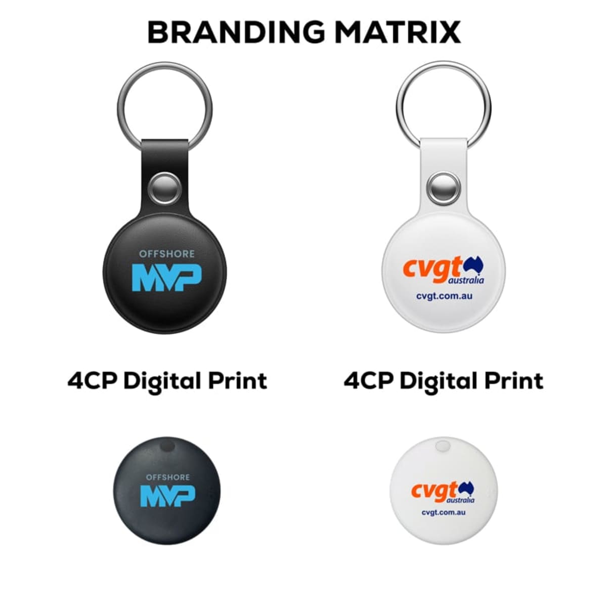MiTag Duo Global Tracking Tag with PU Case (stock)