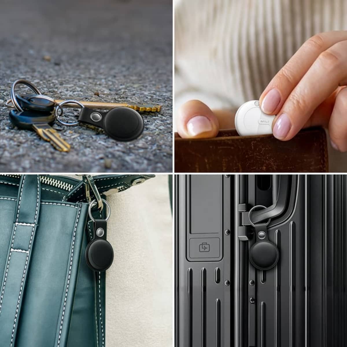 MiTag Duo Global Tracking Tag with PU Case (stock)