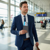 MiTag Duo Passport Holder with Global Tracking Tag