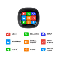 Norton TWS Earbuds & Smart LCD Touch Screen