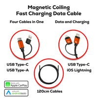 Brescia Mag-Coiling (60W) Fast Charging Data Cable