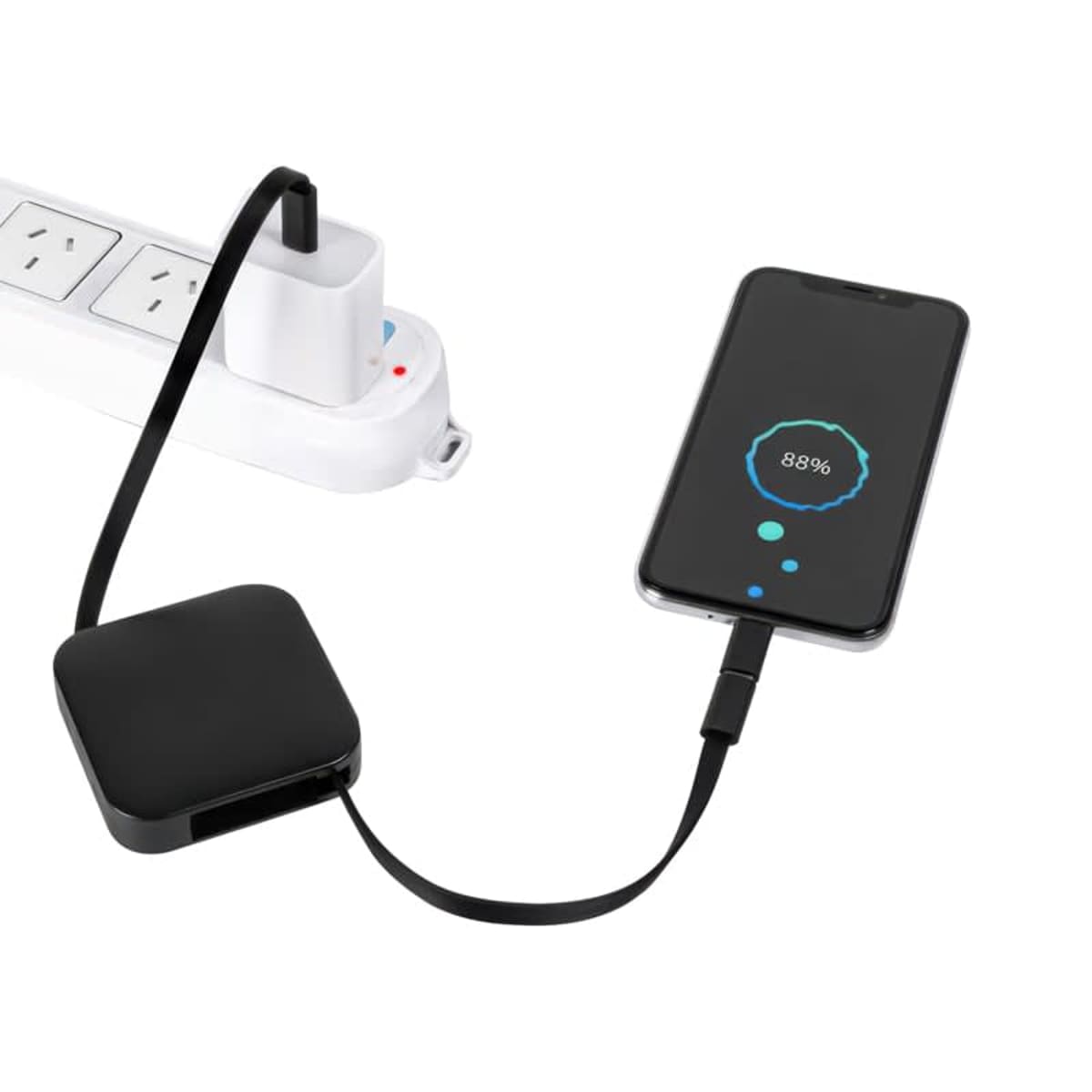 Avola Retractable Fast Charge Cable and Stand