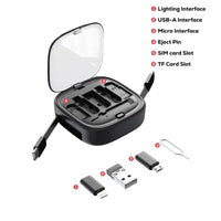 Catania Retractable 60W Fast Charging and Data Cable Set