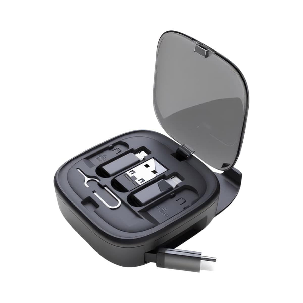 Catania Retractable 60W Fast Charging and Data Cable Set