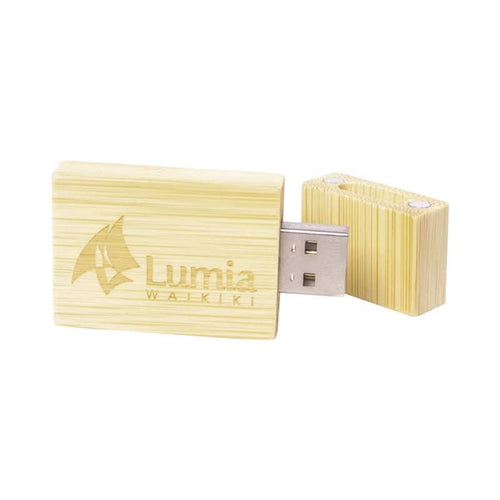 Magnetic Bamboo USB Drive