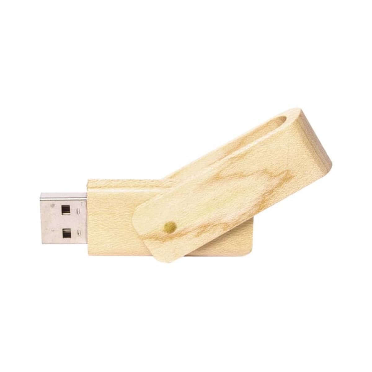 Bamboo Swivel Flash Drive