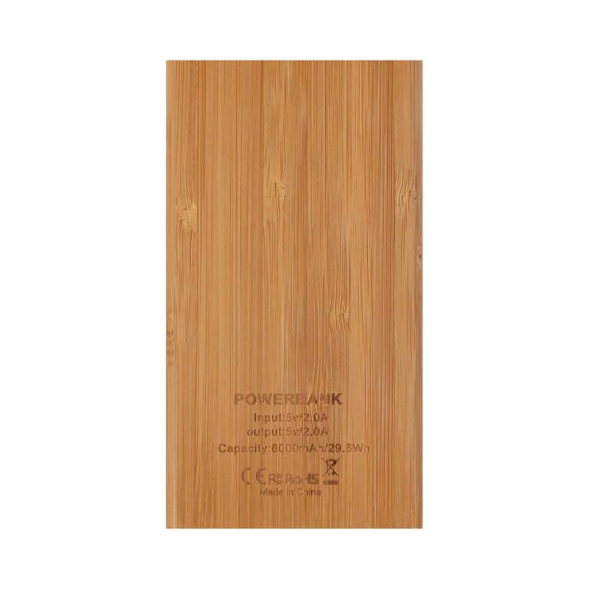 Jaegers Bamboo Wireless Power Bank - 5000 mAh