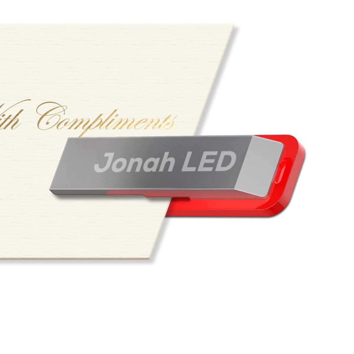 Jonah LED Clip Flash Drive