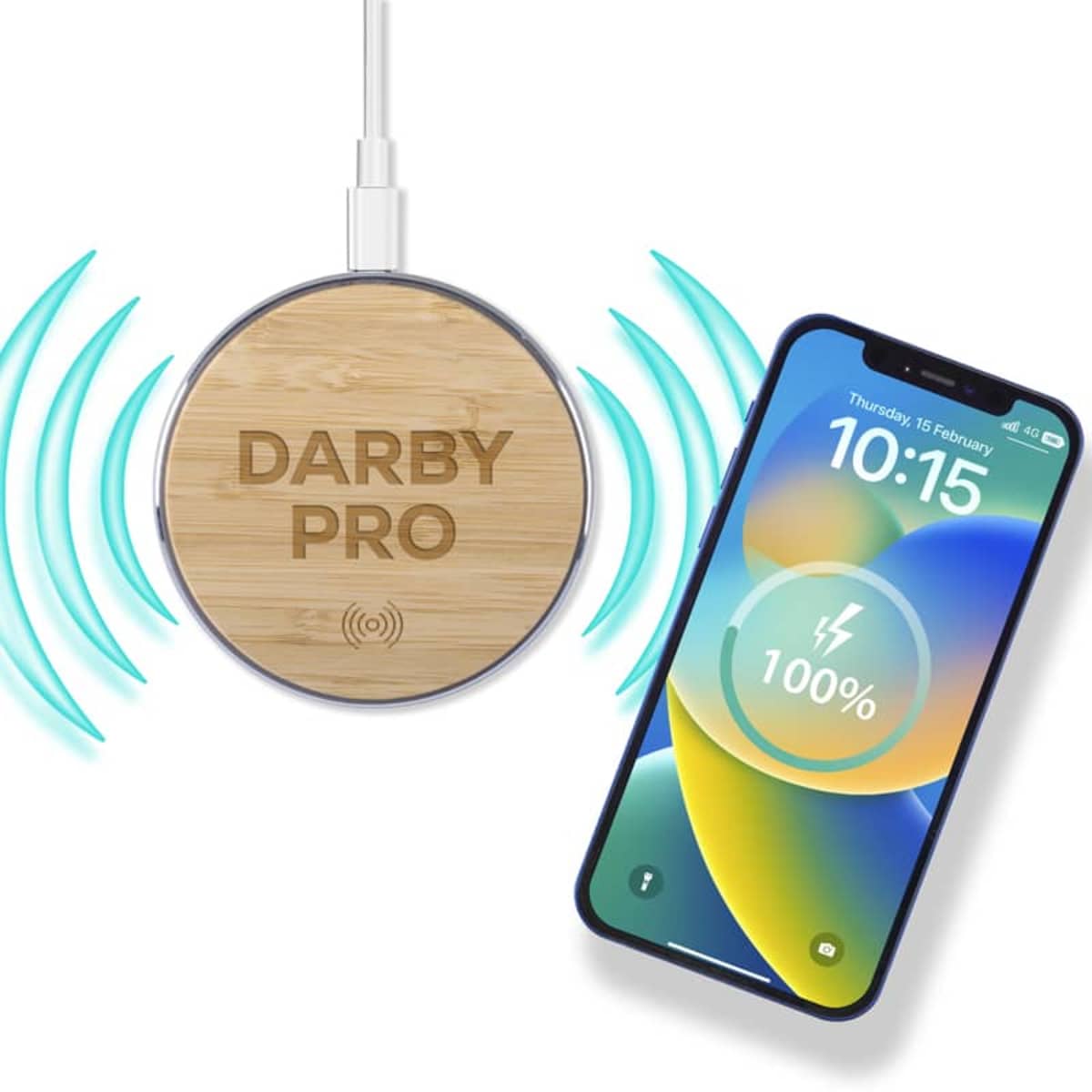 Danby Pro 15W Fast Bamboo Wireless Charger (Stock)