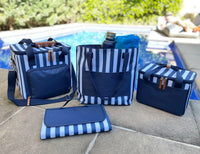 Ascot Beach Tote, Navy