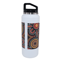 Arctic Zone Titan Copper Bottle with Rotary Digital Print - 1L