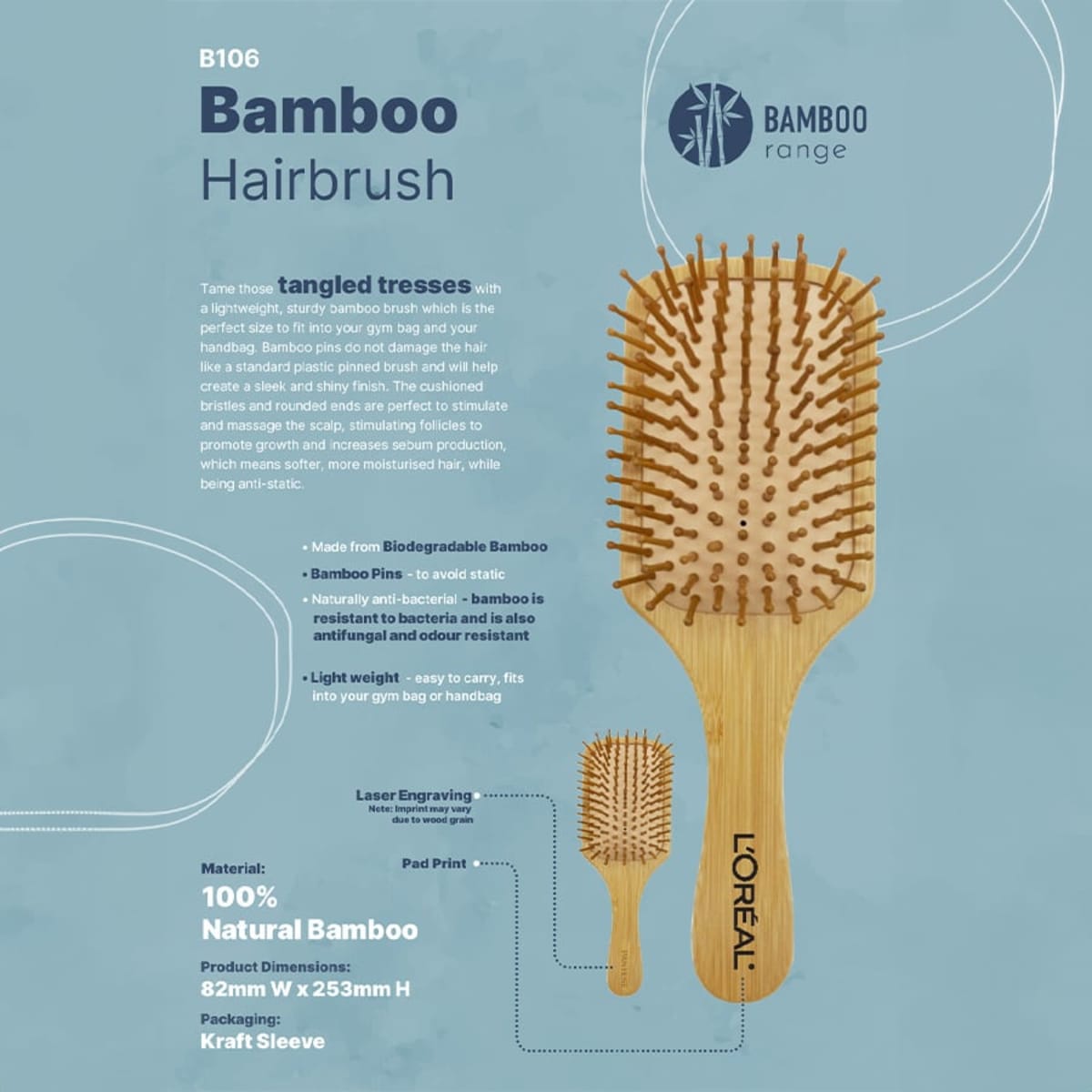 Bamboo Hairbrush