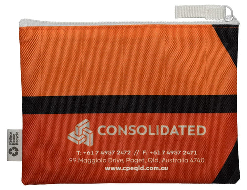 Spectra rPET pouch 12.5cm x 17cm