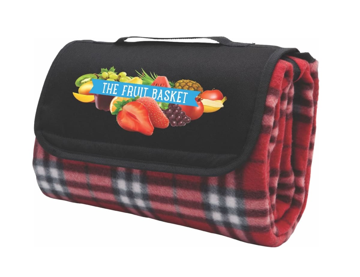 Antigua Picnic Rug, Red Check