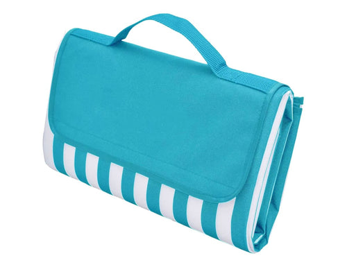 Ascot Picnic Rug, Aqua Blue -Extra Large