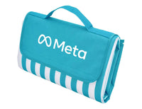 Ascot Picnic Rug, Aqua Blue -Extra Large