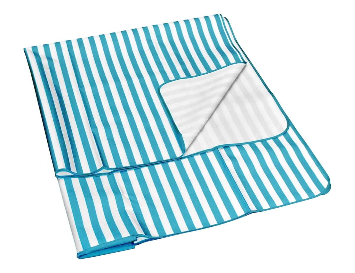 Ascot Picnic Rug, Aqua Blue -Extra Large