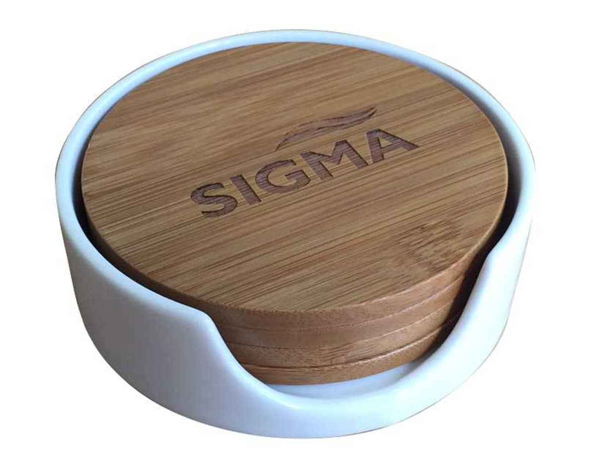 Brunswick Bamboo Coaster Set