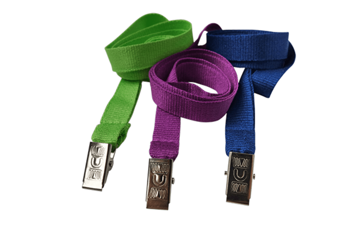 Bamboo 15mm Lanyard with Alligator Unprinted