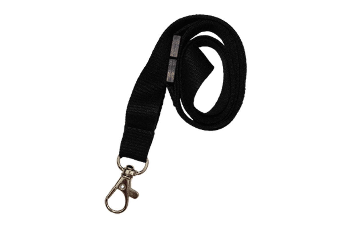 Bamboo 15mm Lanyard with Carabiner and Breakaway Unprinted