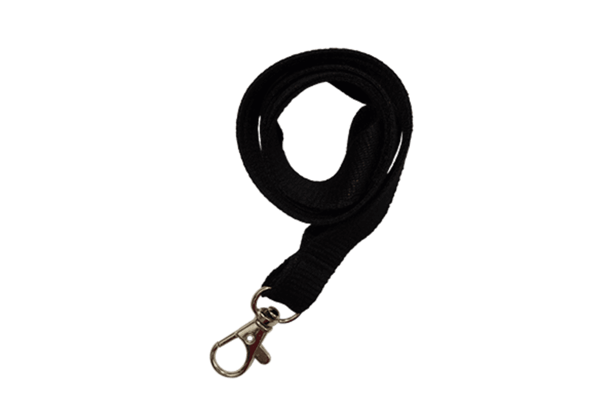 Bamboo 15mm Lanyard with Carabiner Unprinted