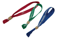 Eco Friendly Bamboo Fabric Wristband 1 Colour Print