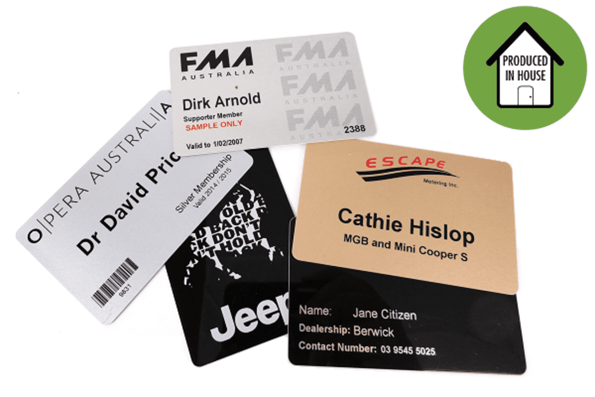Standard Membersip Loyalty Card with Numbers or Barcodes