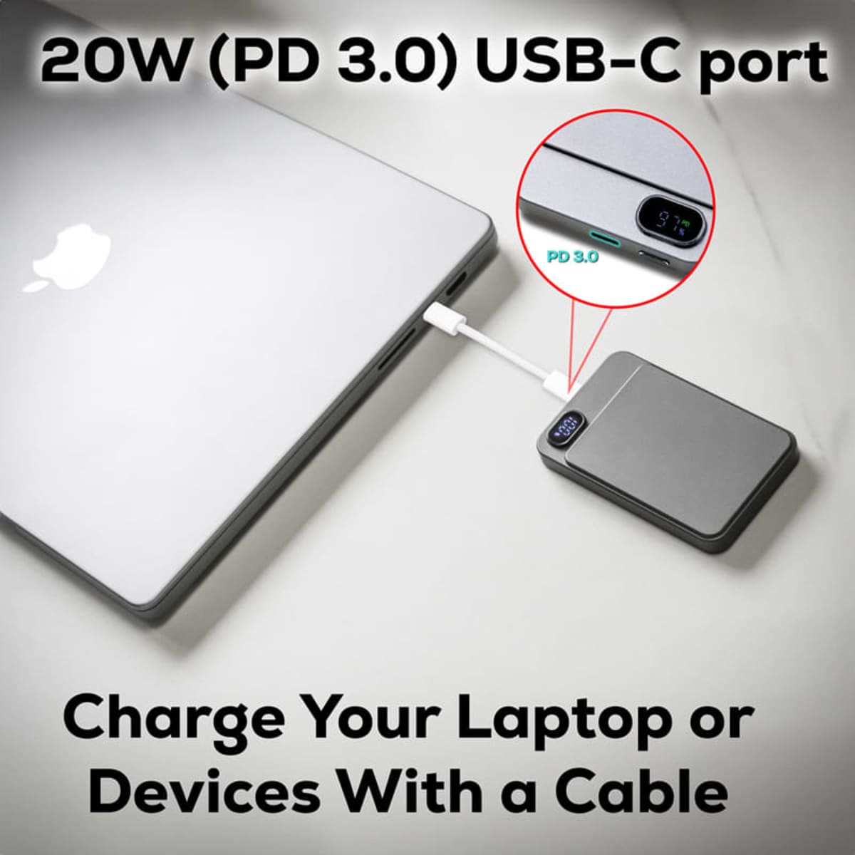 Powerwave 5000 Eco Magnetic Wireless Power Bank