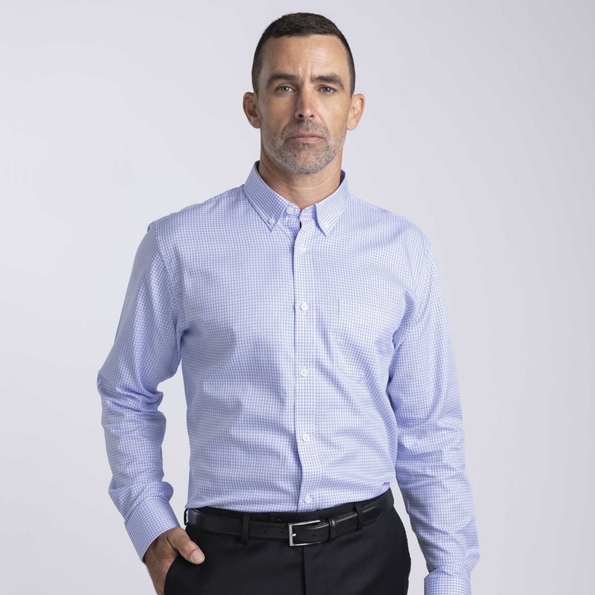 Barkers Corporate Hudson Check Shirt – Mens