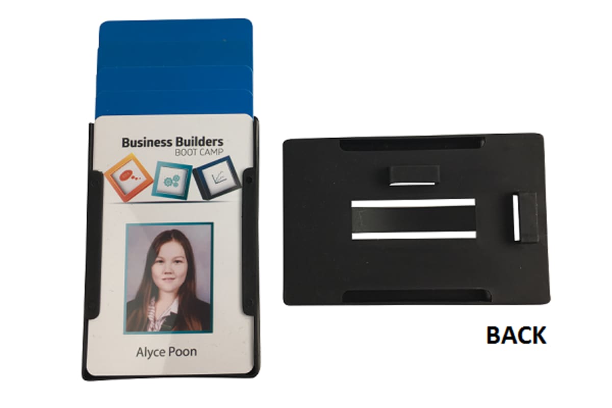 Rigid Black Proximity or Multiple Card Holder