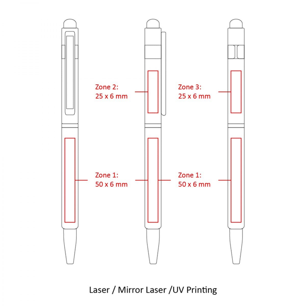 BND70XLS HEX STYLUS TWIST METAL BALL PEN