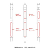 BND70XLS HEX STYLUS TWIST METAL BALL PEN