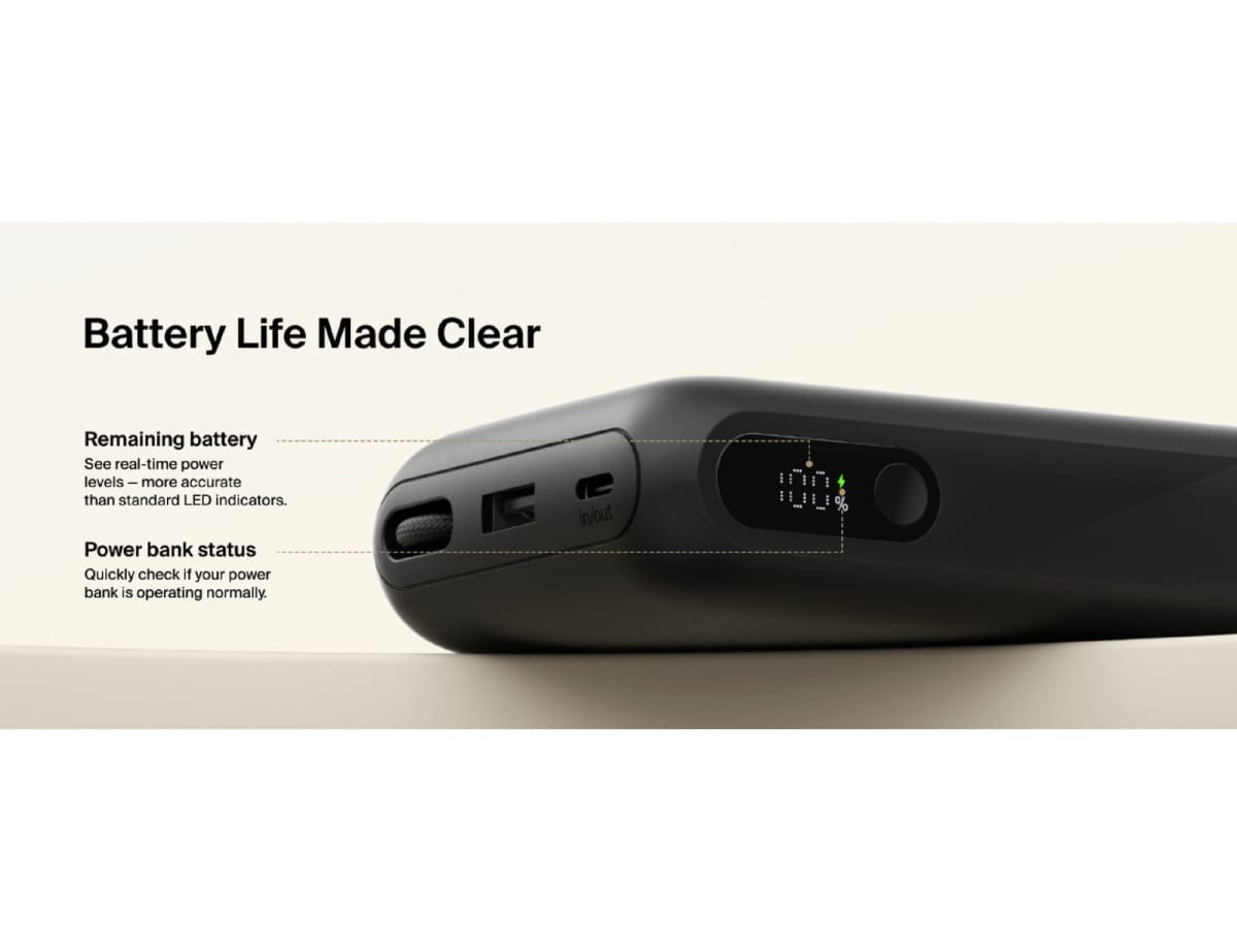 Belkin UltraCharge 20K Power Bank + Integrated Cable & Display