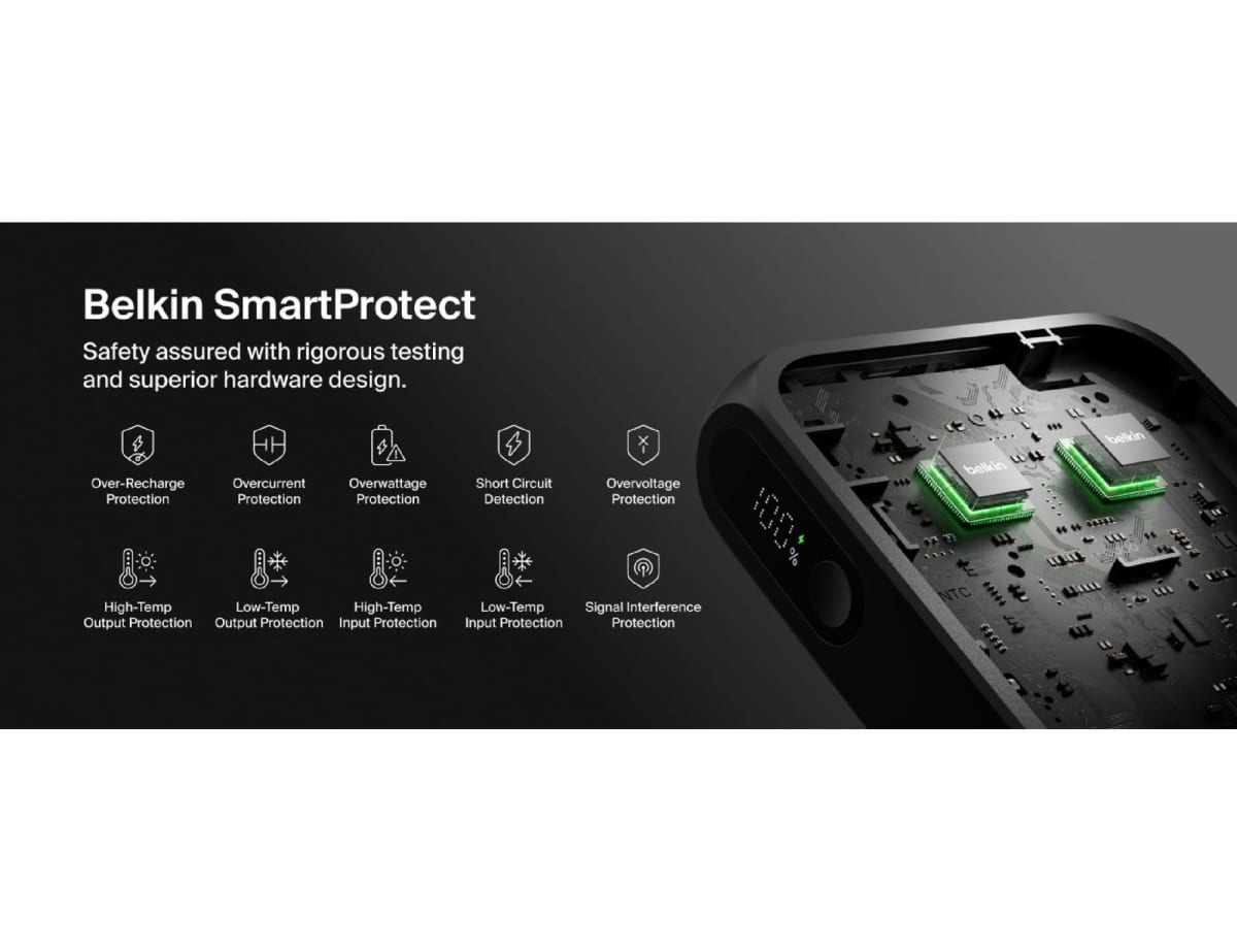 Belkin UltraCharge 20K Power Bank + Integrated Cable & Display