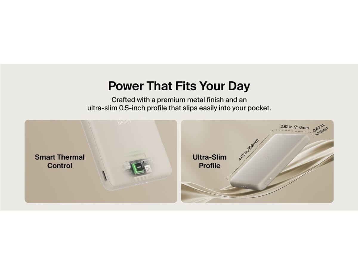 Belkin BoostCharge 5K Slim Magnetic Power Bank
