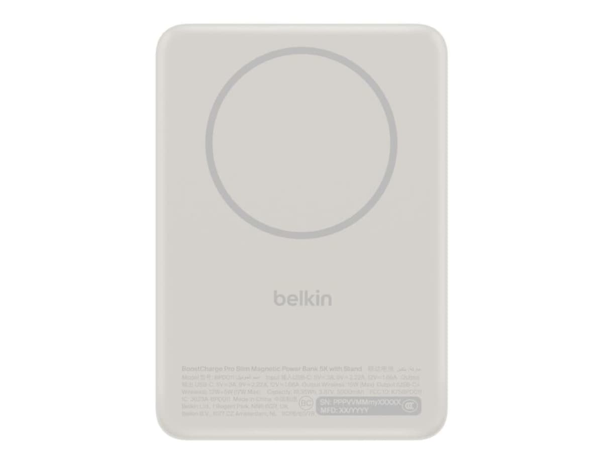 Belkin BoostCharge 5K Qi2 Slim Magnetic Power Bank
