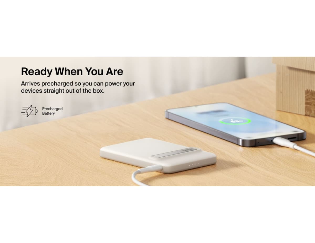 Belkin BoostCharge 5K Qi2 Slim Magnetic Power Bank