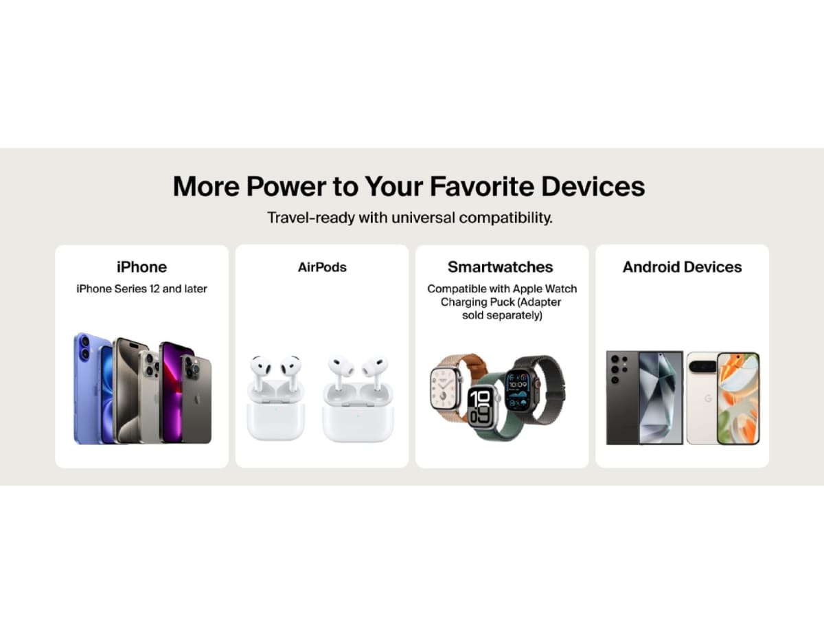 Belkin BoostCharge 5K Qi2 Slim Magnetic Power Bank