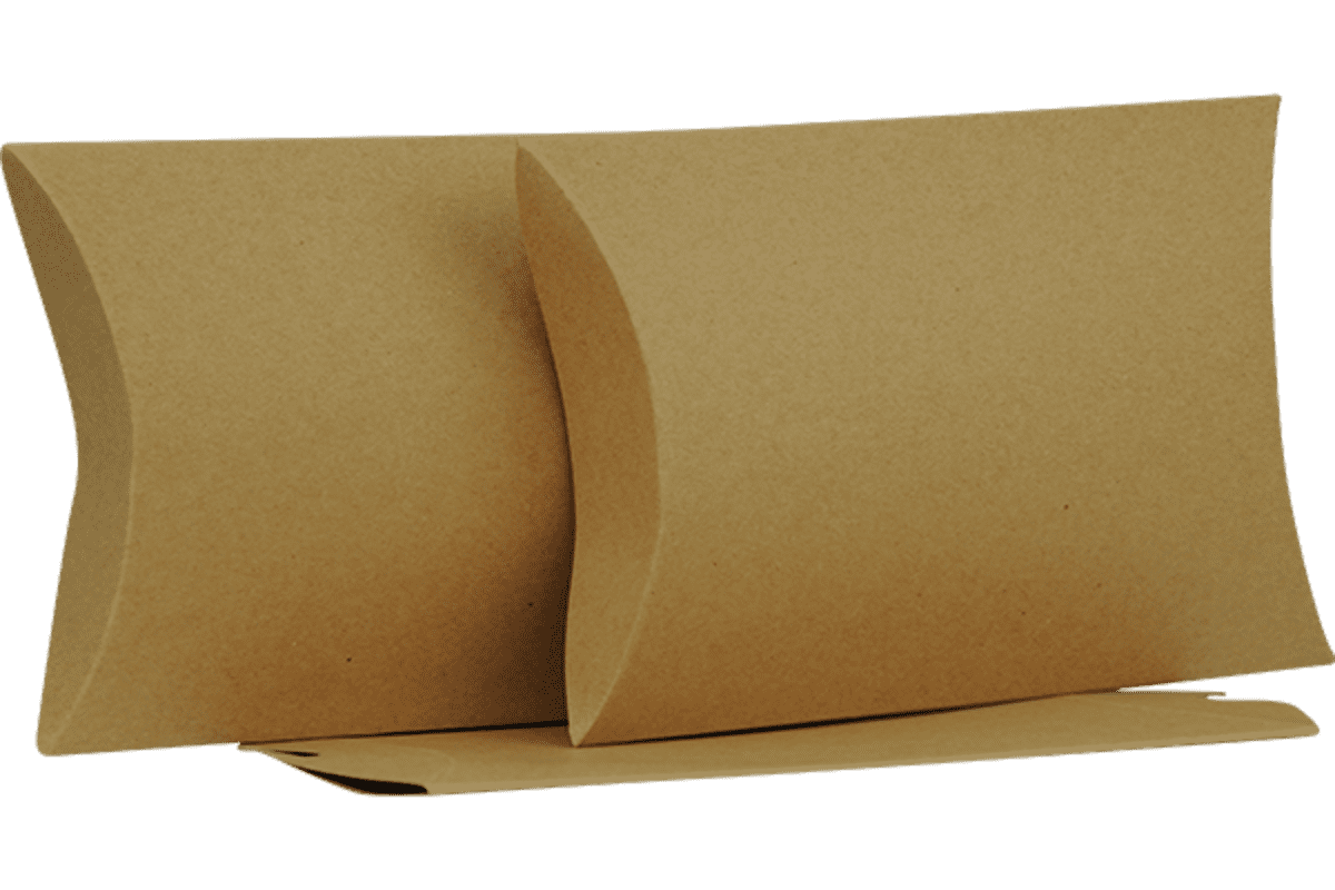 Large Brown Kraft Pillow Box