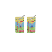 Bamboo Keytag 54 x 28.5mm with Hole Full Colour - Keyring