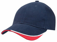 Cap 6 panel local stock heavy brushed cotton Champion