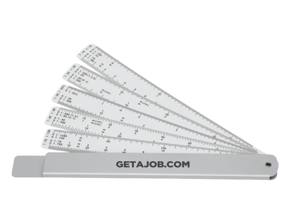 Measure-Mate Scale Rule, Silver