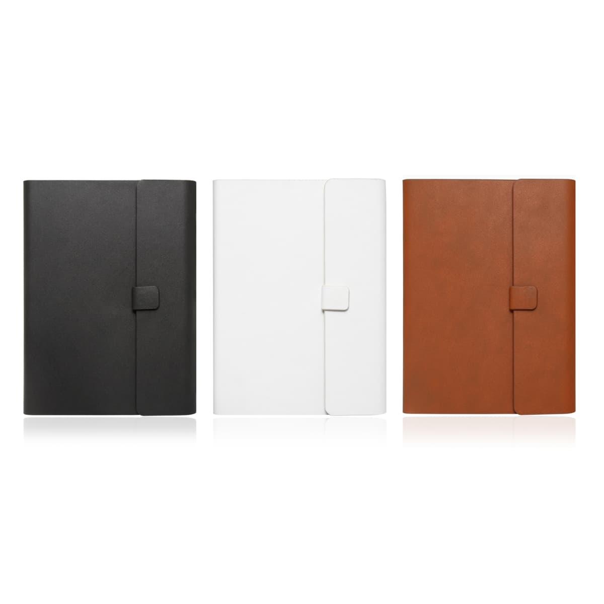 Notebook Journal A5 Leather Look Magnetic Closure