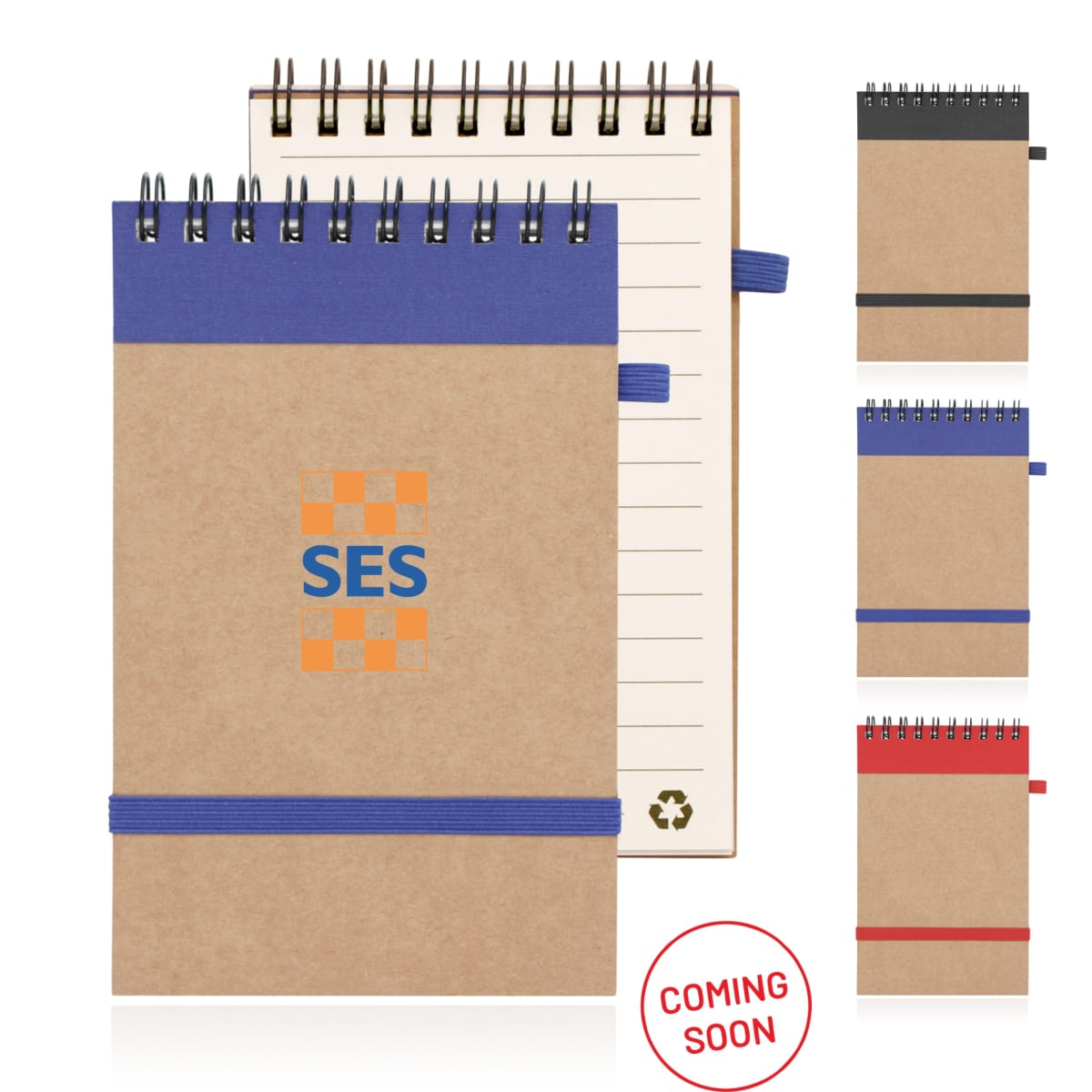 Eco Notepad Recycled Paper Spiral Bound