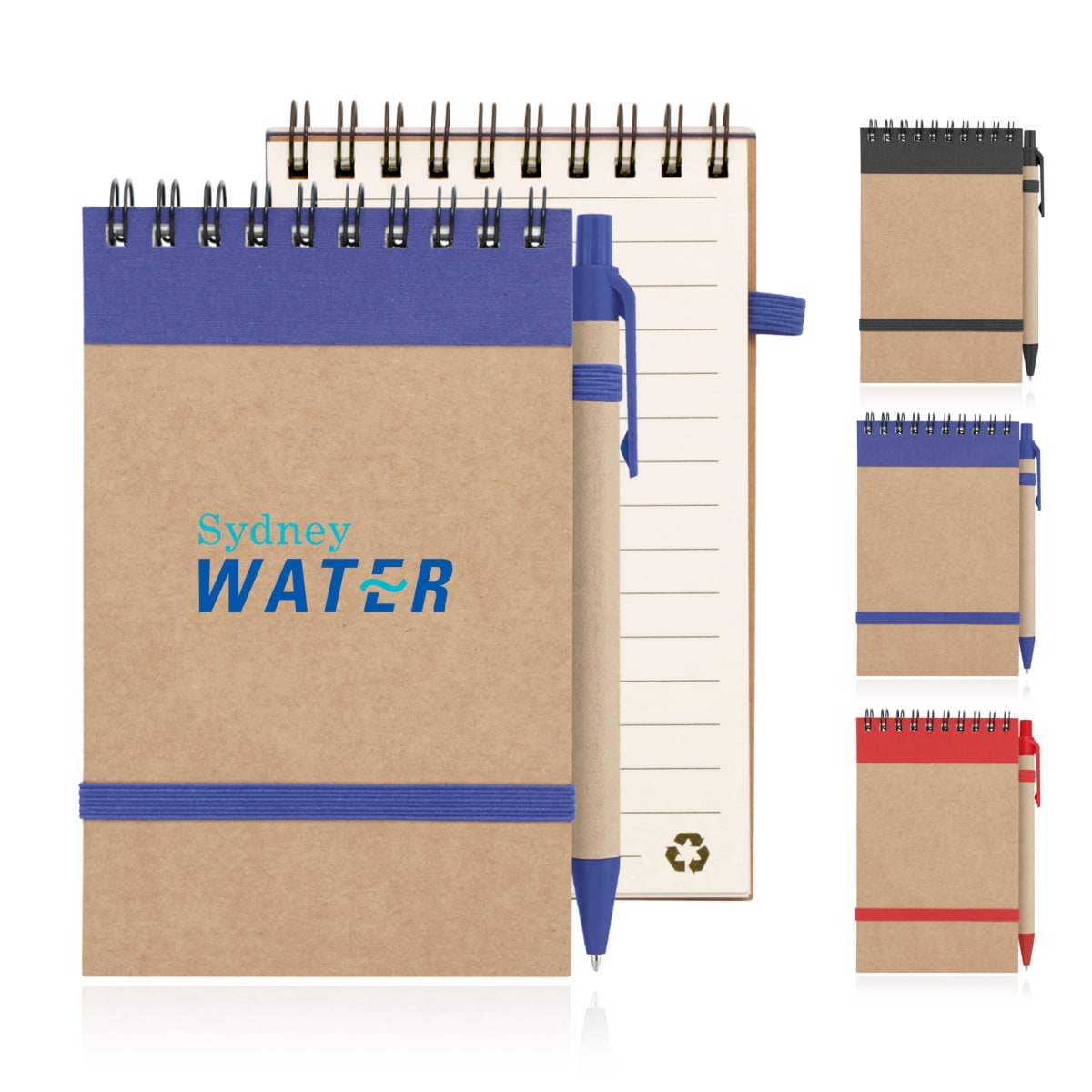 Eco Notepad Recycled Paper Spiral Bound with Z244