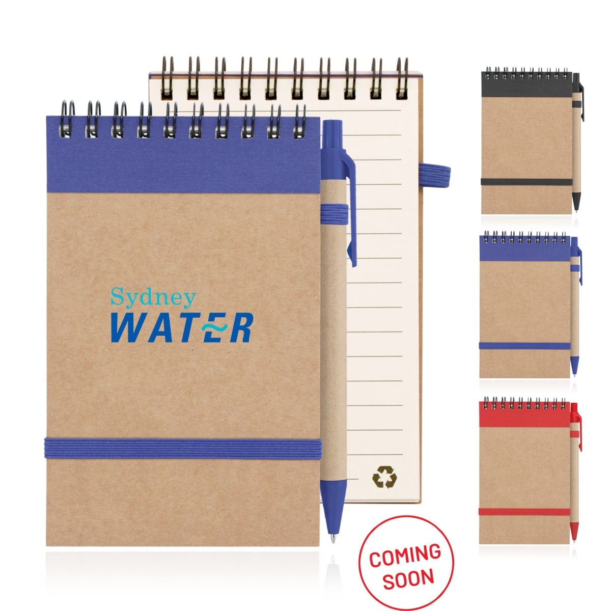 Eco Notepad Recycled Paper Spiral Bound with Z244